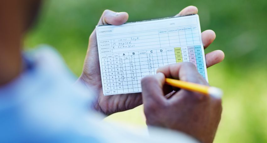 how does score work in golf​​